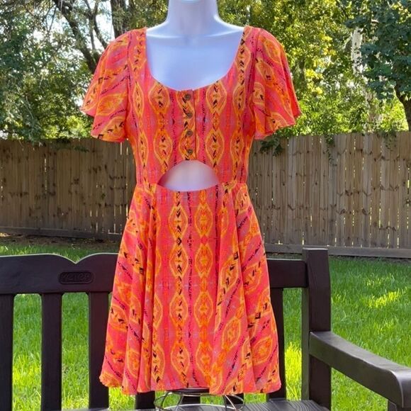 Take 50% OFF- GB Mini Print Dress, Size-S - Picture 1 of 6